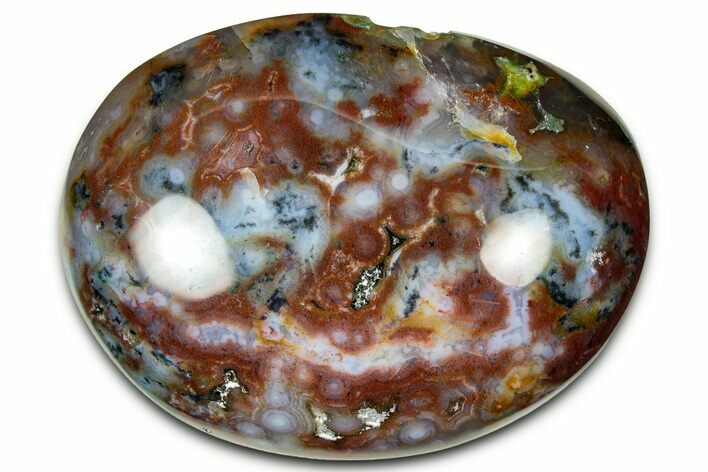 Polished Ocean Jasper Stone - Madagascar #329963